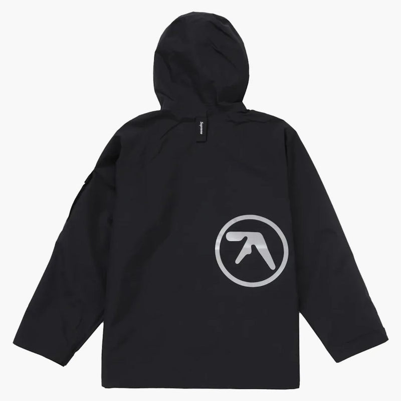Supreme Aphex Twin Reversible Gore-tex Hooded Jacket Black