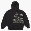 Supreme aphex twin zip up hooded sweatshirt black