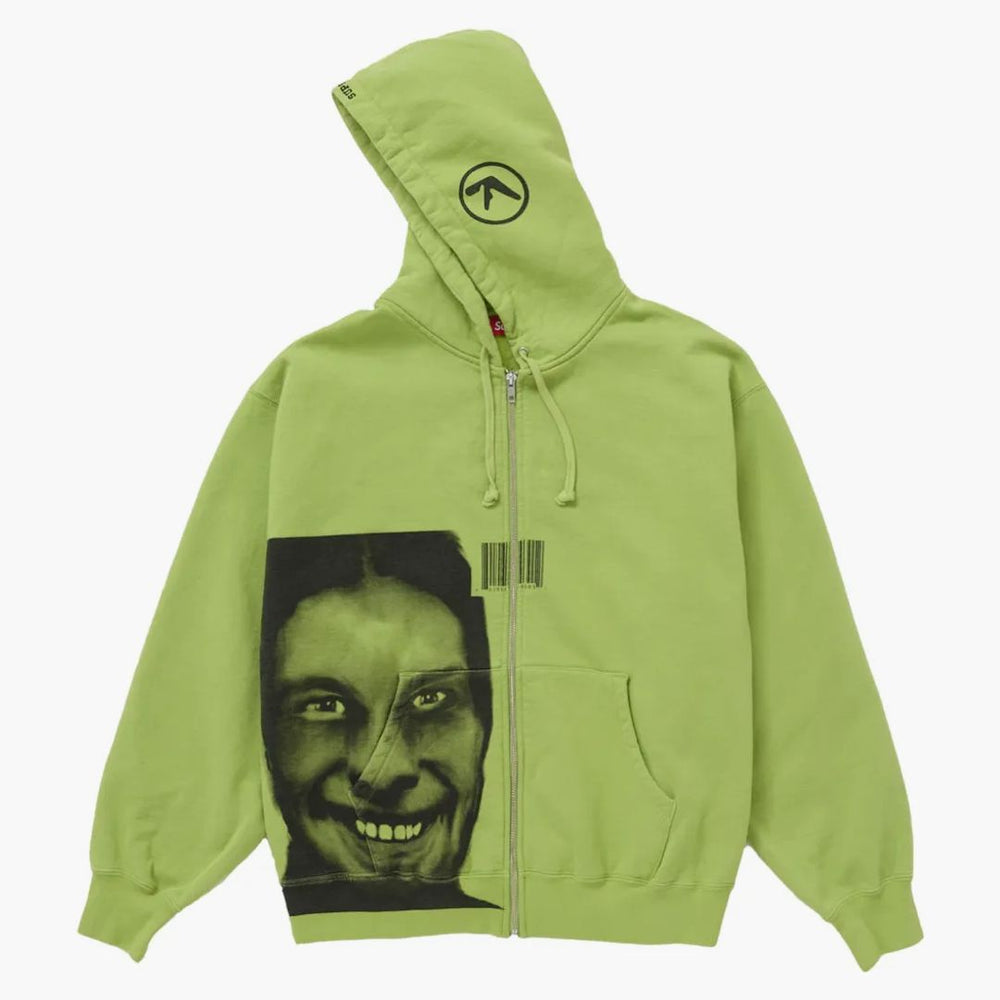 SupremeAphexTwinZipUpHoodedSwe