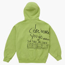Supreme Aphex Twin Zip Up Hooded Sweatshirt Lime