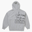 Supreme aphex twin zip up hooded sweatshirt Heather gray