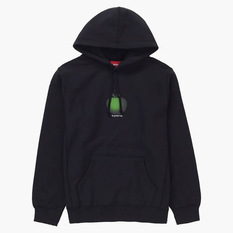 Supreme Apple Hooded Sweatshirt svart