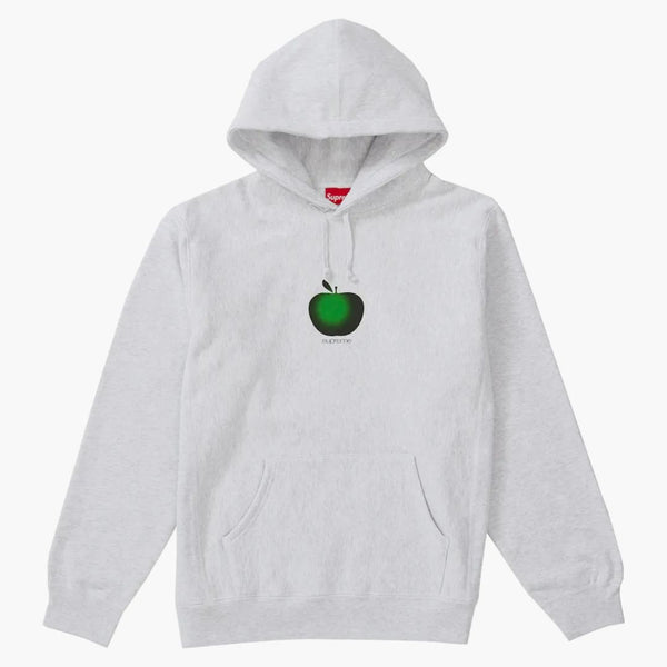Supreme Apple Hooded Sweatshirt Ash Grey