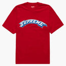 Nejvyšší Appliqué Arc S/S Top Red