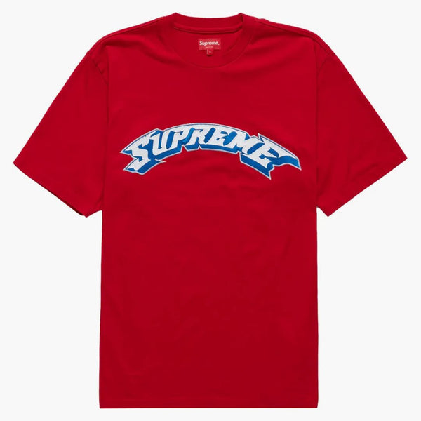 Supreme Appliqué Arc S/s Top Red