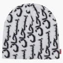 Supreme Arabic Jacquard Beanie White