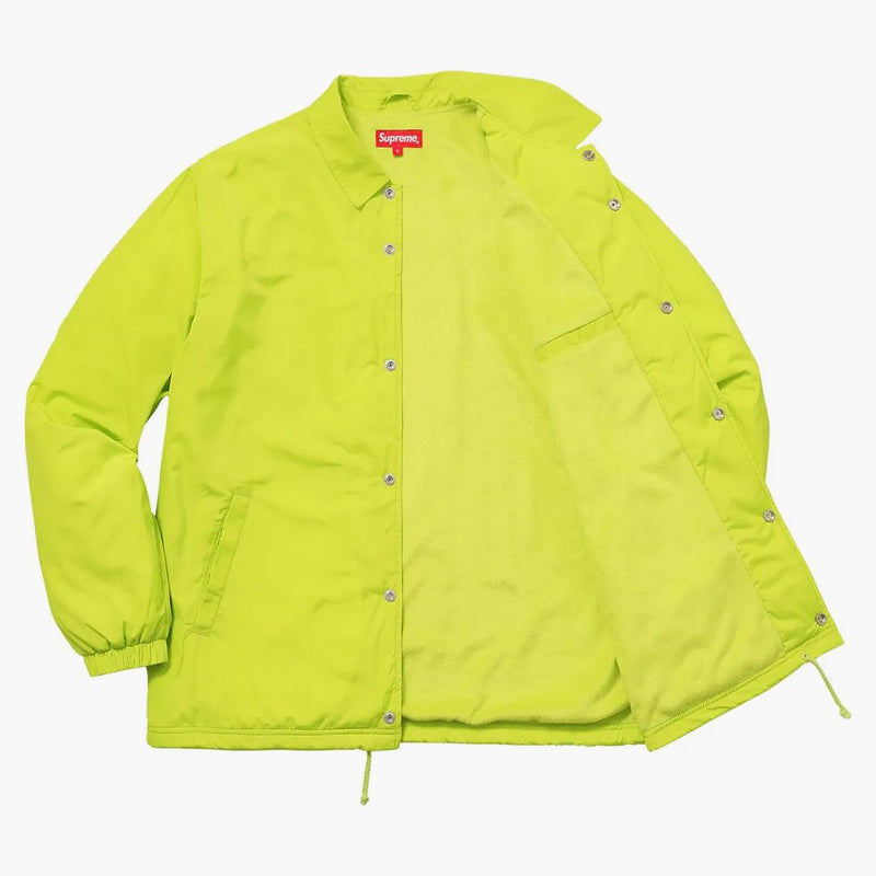 Supreme Arabic Logo Coaches Jacket Bright Lime