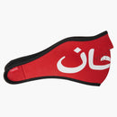 Supreme Arabic Logo Neoprene Facemask Red