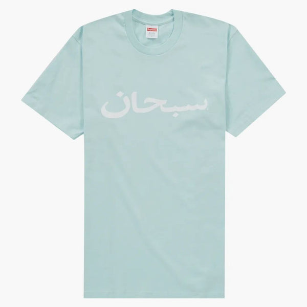 Supreme Arabic Logo Tea Pale Blue