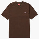 Supreme Arabic logo Washed S/S Tea Brown