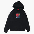 Supreme araki rose hooded sweatshirt black