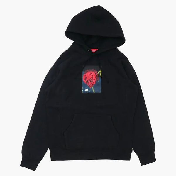 Supreme Araki Rose Hooded Sweatshirt svart