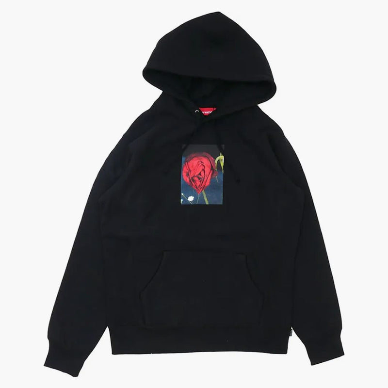 Supreme Araki Rose Hooded Sweatshirt svart