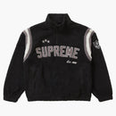 Supreme arc half zip fleece sweater black