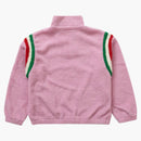 Supreme Arc Half Zip Fleece Pullover Pink