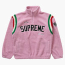 Supreme Arc Half Zip Fleece Pullover Pink