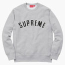 Supreme Arc Logo Crewneck Heather Gray