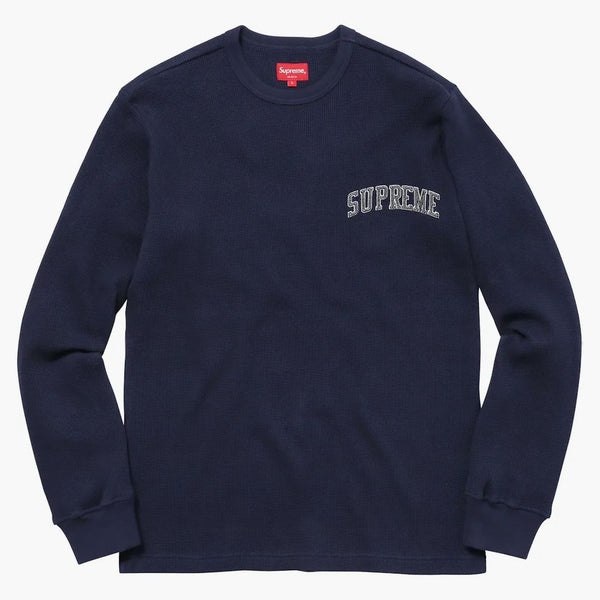 Supreme Arc Logo L/S Thermal Navy