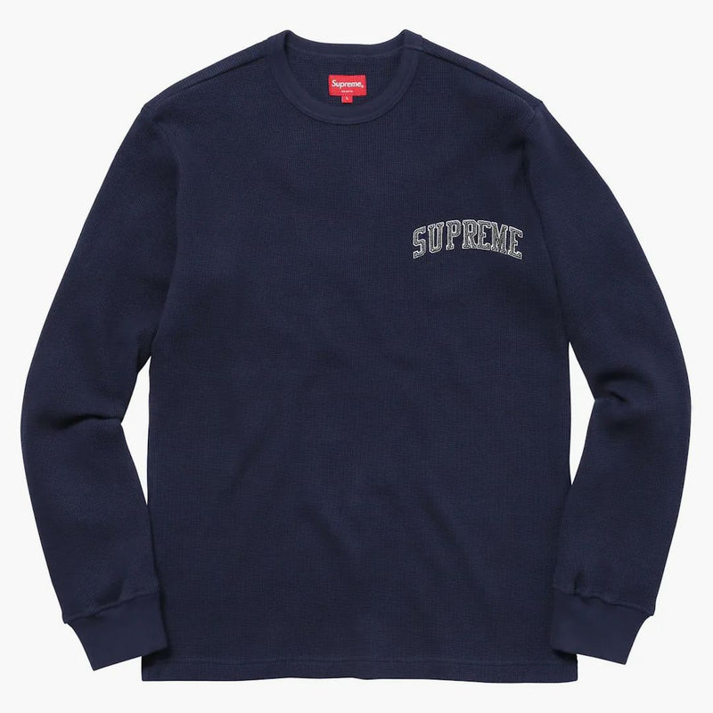 Supreme Arc Logo L/S Thermal Navy