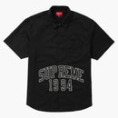 Supreme Arc Logo S/s Work Shirt Black