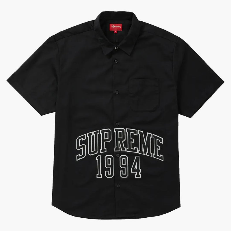 Supreme Arc Logo s/s arbetsskjorta svart
