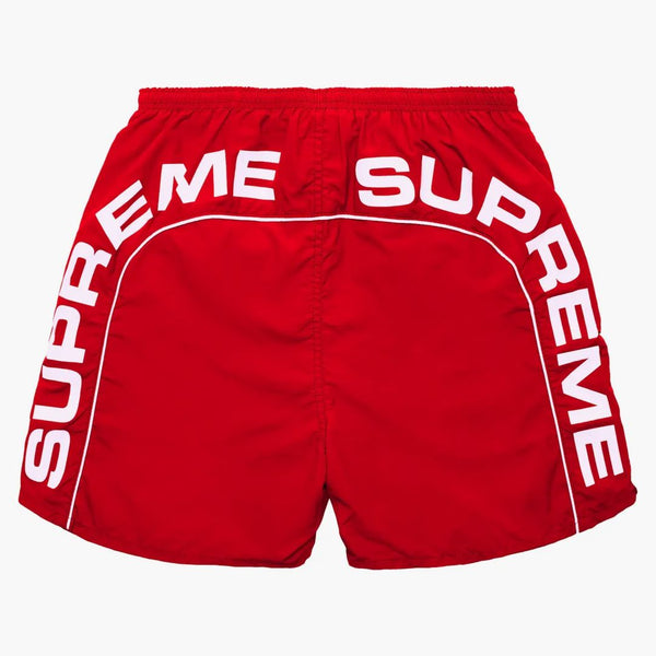 Supreme Arc Logo Water Short Red