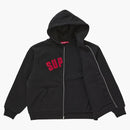 Supreme Arc Thermal Lined Zip Up Hooded Sweatshirt Black