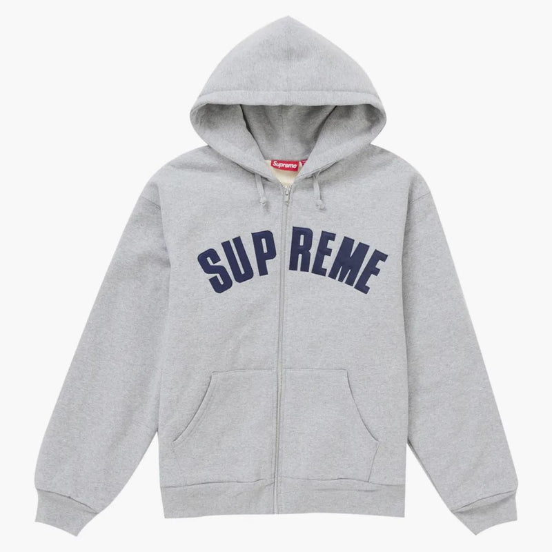 Arc Thermal Zip Up Hooded Sweatshirt Heather Grey