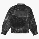 Supreme Archive Denim Jacquard Trucker Jacket Black