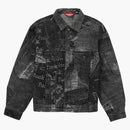 Supreme Archive Denim Jacquard Trucker Jacket Black