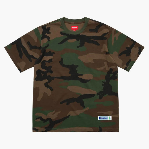Supreme Athletic Label S/s Top Woodland Camo