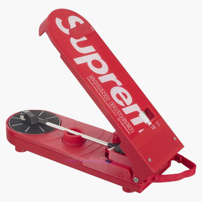 Supreme Audio Technica Sound Burger Turntable Red