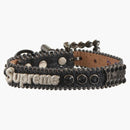 Supreme B.B. Simon Studded Dog Collar Black
