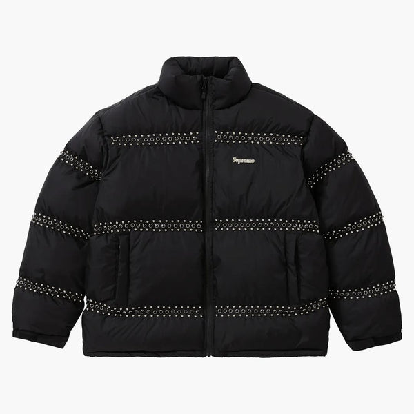 Supreme B.B. Simon Studded Puffer Jacket Black