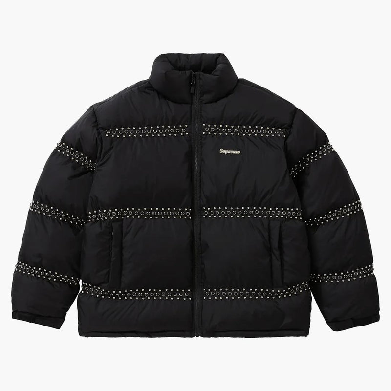 Supreme B.B. Simon Studded Puffer Jacket Black