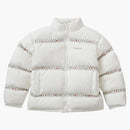 Supreme B.B. Simon Studded Puffer Jacket White