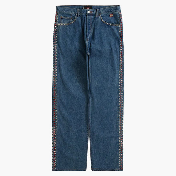 Supreme B.B. Simon Studded Regular Jean Blue