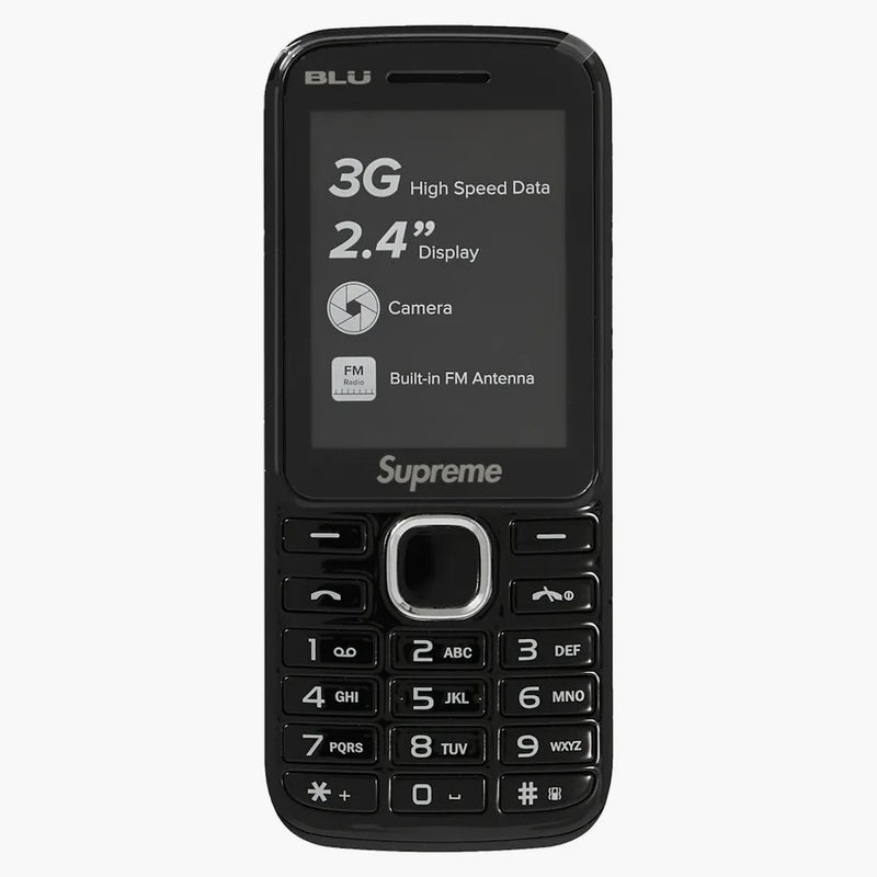 Supreme Blu Burner Phone Black