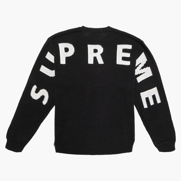 Supreme Back Logo tröja svart