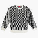 Supreme Back Logo Sweater Checkerboard