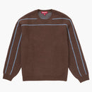 Supreme Back Stripe Sweater Brown