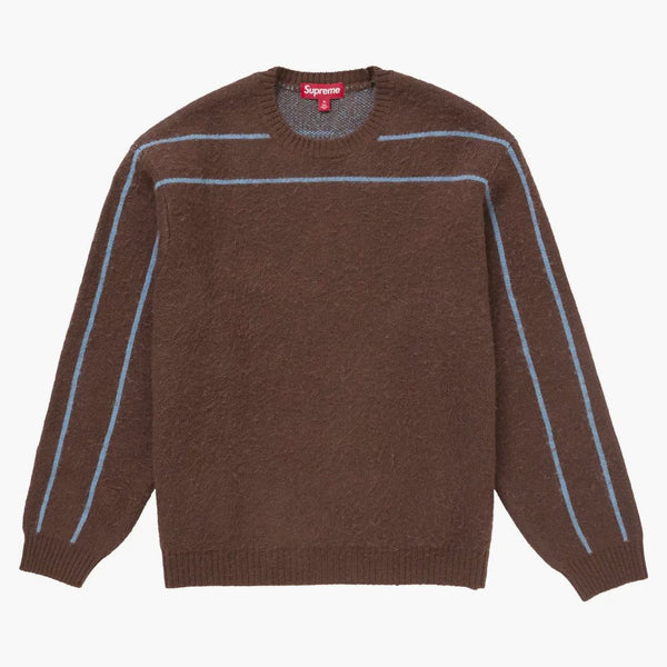 Supreme Back Stripe Sweater Brown