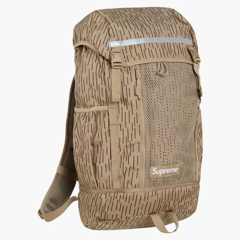 Zaino supremo logo (FW24) Tan Raindrop