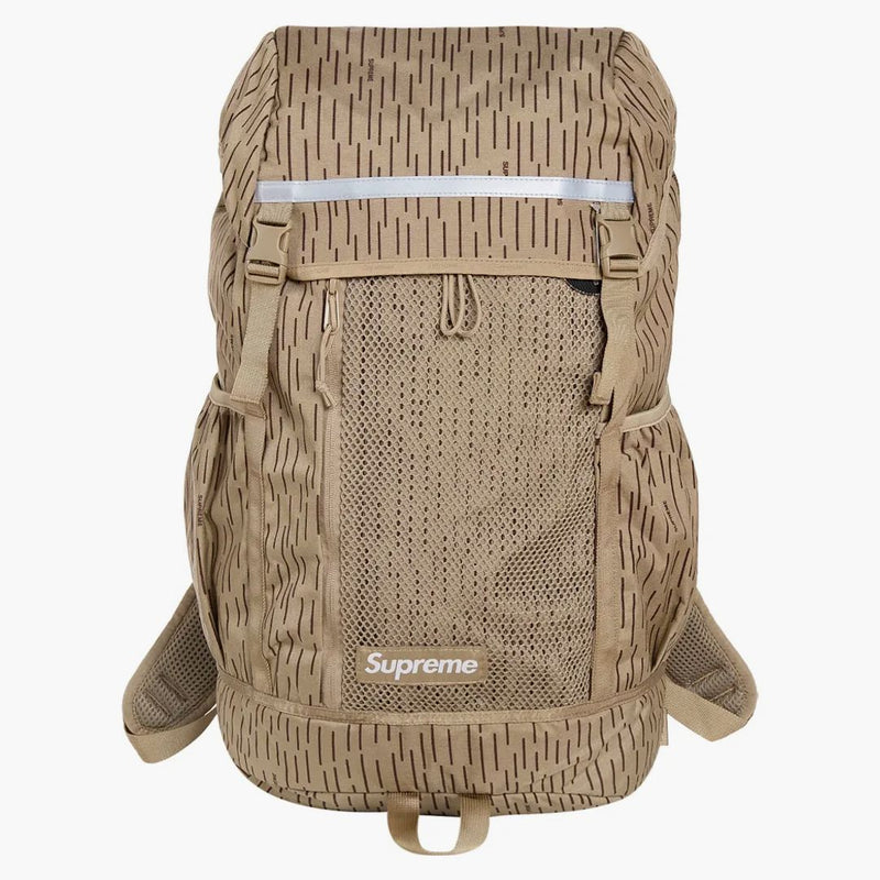 Zaino supremo logo (FW24) Tan Raindrop