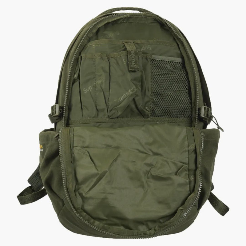 Supreme Logo Backpack (ss25) Olive