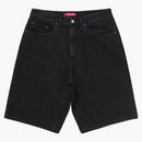 Supremo de mezclilla holgada de mezclilla (SS25) Negro