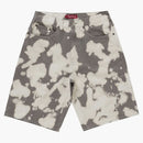 Supremo de mezclilla holgada de mezclilla (SS25) blanqueado