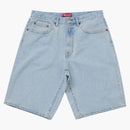 Supremo de mezclilla holgada de mezclilla (SS25) Indigo ligero