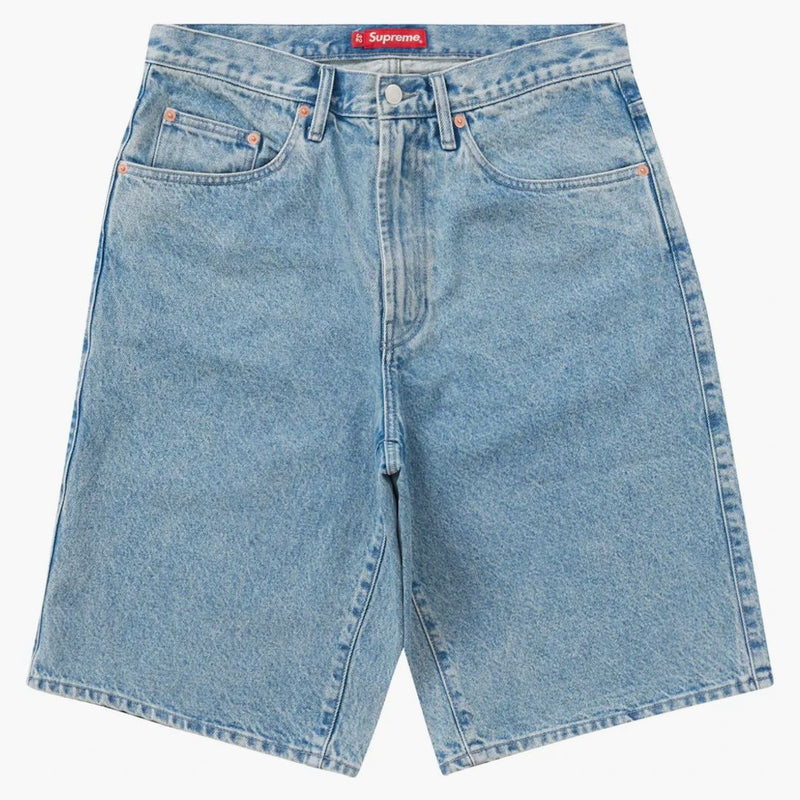 Supreme Baggy Denim Short Washed Blue