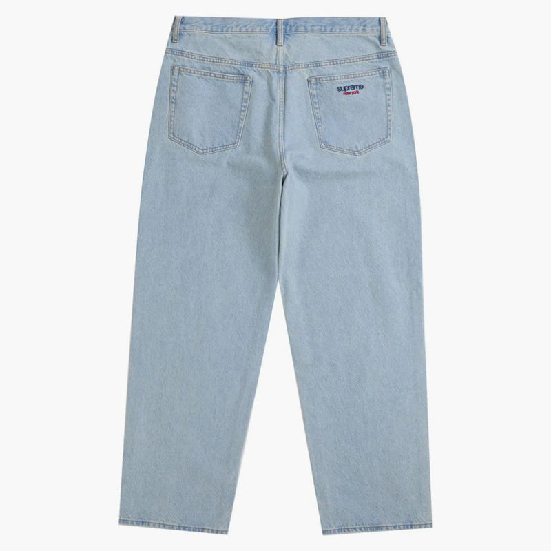 Supreme Baggy Jean (SS25) Ljus tvättad indigo